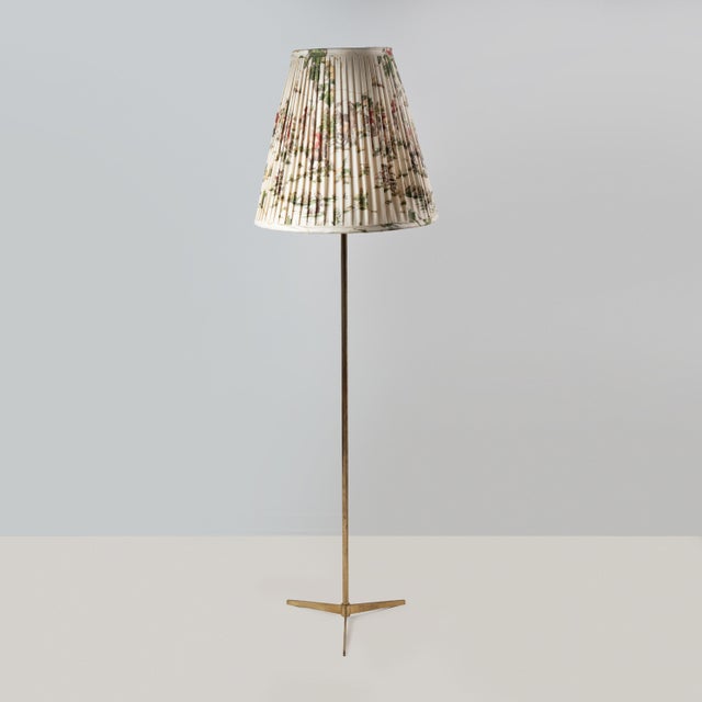 Patinated Brass Floor Lamp from Stilnovo, 1950s, in Flawless conditions. Designed 1950 to 1959 I have official proof of...