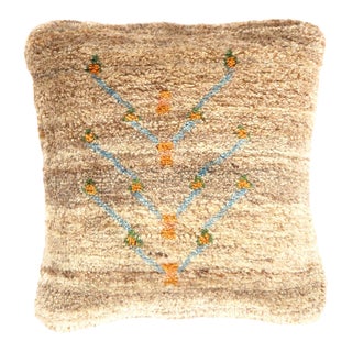 Pasargad DC Fine Hand Knotted Persian Gabbeh Pillow For Sale