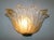 Mid 20th Century 20th Century Murano Clear and Amber Graniglia Sconce For Sale - Image 5 of 7