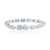 18k White Gold 2.83 Carats Natural Diamond Statement Tennis Bracelet For Sale - Image 10 of 18