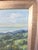 Sky Blue Late 20th Century Original Landscape Oil Painting in Ornate Carved Wood Frame, Impressionist Countryside Artwork, Cottage Wall Decor, Nature Art For Sale - Image 8 of 13
