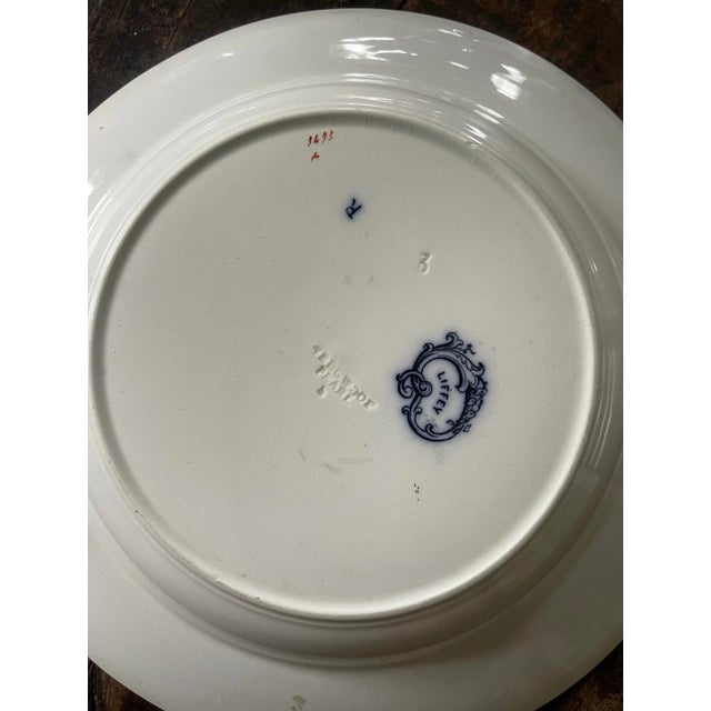 Mid-Century Modern Antique Wedgwood Liffey Bowls - Flow Blue Pearl, England (Set of 2) For Sale - Image 3 of 7