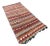 Vintage Aztec Handknotted Area Kilim Rug For Sale