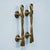 Matthew Izzo Home Grace Light Blue Four Door Buffet With Brass Tassel Door Pulls For Sale In New York - Image 6 of 8