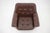 Danish Brown Leather Armchair, Denmark, 1970s For Sale - Image 4 of 18