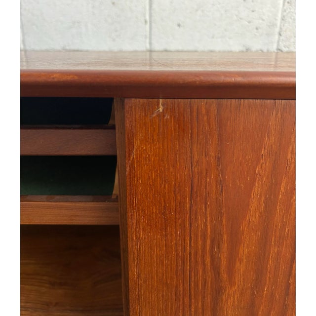 Danish Teak Mid Century Modern Arne Vodder Style Credenza Highboard 1950s For Sale - Image 12 of 12