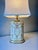 Chelsea House Inc Vintage Chelsea House Hand Painted Topiary and Ribbon Bow Table Lamp With Brass Accents For Sale - Image 4 of 10