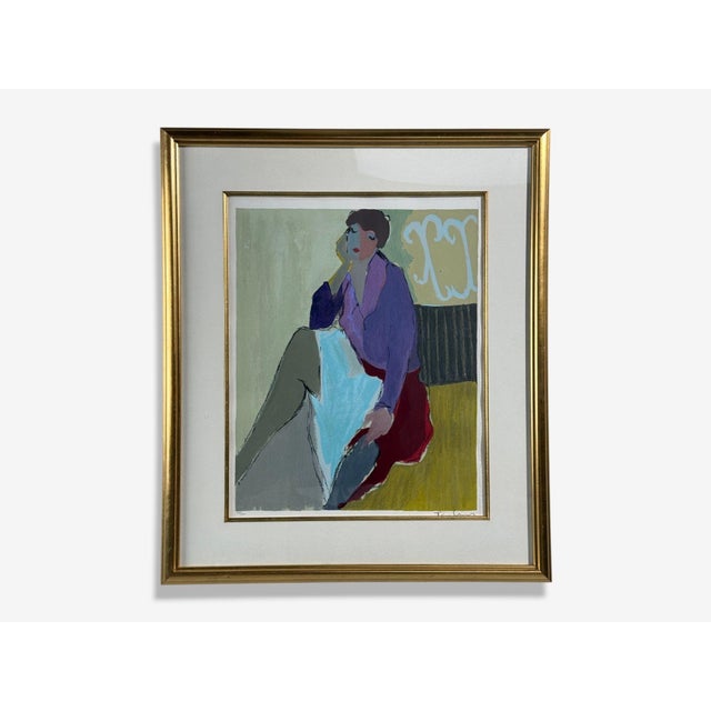 Itzchak Isaac Tarkay, Fauvism, "Happy Memories", Signed and Numbered Silkscreen, 20th c. Itzchak Isaac Tarkay, limited...