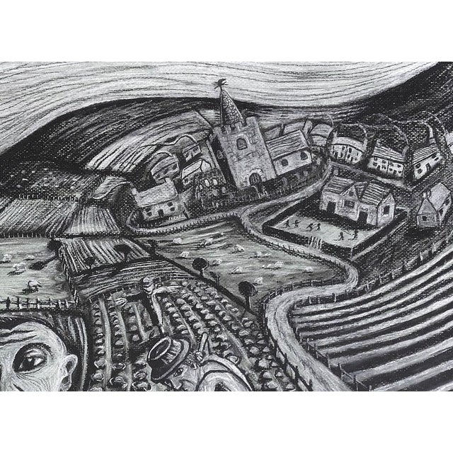 Julian Ruddock, First Day at School, Pastel Artwork, 1980s For Sale - Image 7 of 18