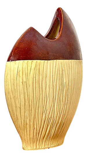 Vintage Sculptural Ceramic Vase, Italy, 1970s