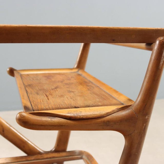 Mid 20th Century Beech Serving Trolley, 1950s For Sale - Image 5 of 10