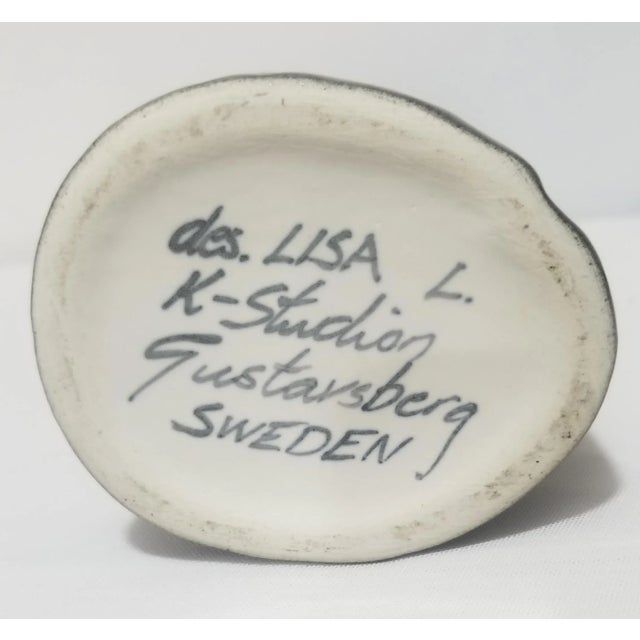 Lisa Larson for Gustavberg Dress Shaped Vase For Sale - Image 6 of 8