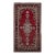 Vintage Persian Kashan Rug, Hand-Knotted Wool, Medallion Floral Pattern, Red & Navy, 3x5 For Sale