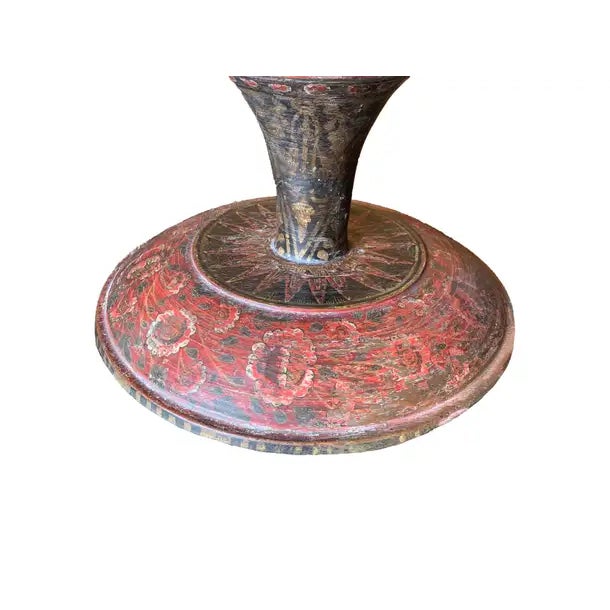 Folk Art 19th Century Balinese Offering Tray / Bowl 'Dulang' With Floral Motif For Sale - Image 3 of 4