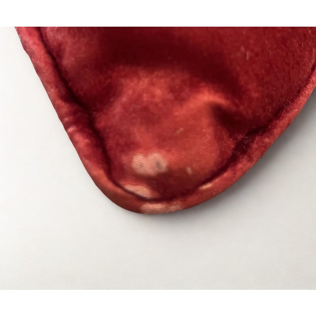 Traditional Vintage Needlepoint Pillow Assorted Fruit Motif For Sale - Image 3 of 6