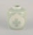 Nils Thorsson for Royal Copenhagen. Rare ceramic vase in celadon glaze. Motif of a four-leaf clover. 1930s/40s. Marked....