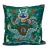 Late 20th-Century Chinese Green Imperial Dragon Pillow For Sale