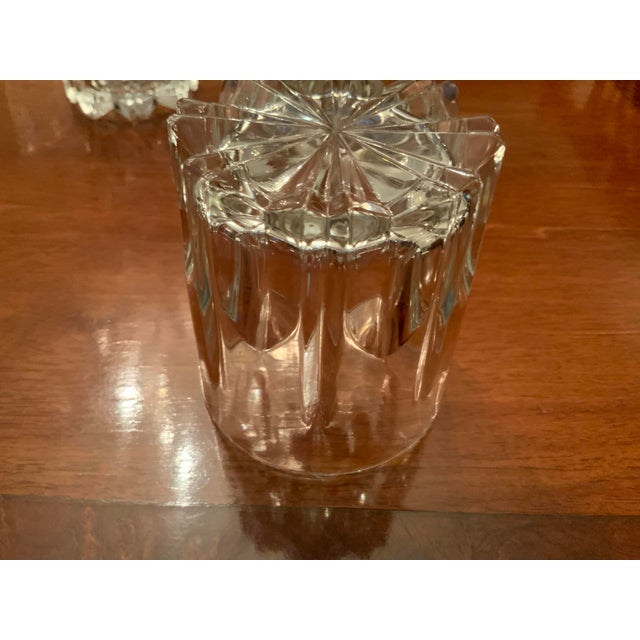 Glass Vintage Godinger Whiskey/ Scotch Bar Glasses - Set of 3 For Sale - Image 7 of 10