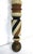 Folk Art Vintage Folk Art Painted Small Barber Pole For Sale - Image 3 of 13