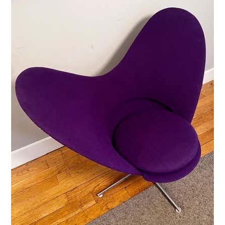 Purple Vitra Heart Cone Chair by Verner Panton, Switzerland, 1958 For Sale - Image 8 of 17