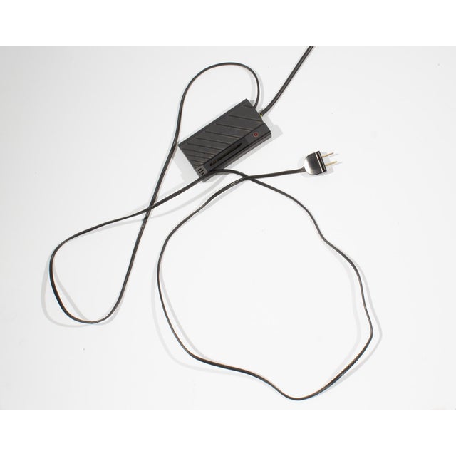 Gammalux Italian 1980s Black Adjustable Floor Lamp For Sale - Image 4 of 8