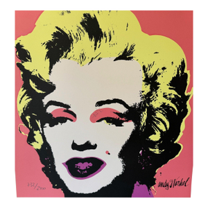 1986 Carnegie Museum of Art After Andy Warhol Monroe Hand Numbered Lithograph