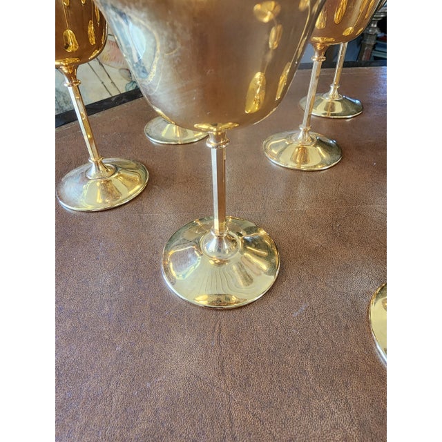 Twelve 24k Gold Plated Cordials For Sale - Image 12 of 12