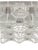 Mid 20th Century Mid 20th Century Art Deco Revival Geometric Glass Flush Mount /Ceiling Pendant W/ Nickeled Clips For Sale - Image 5 of 16