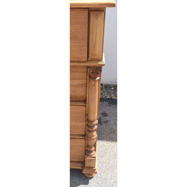 Pine Chest of Four Drawers, Hungary For Sale - Image 9 of 14