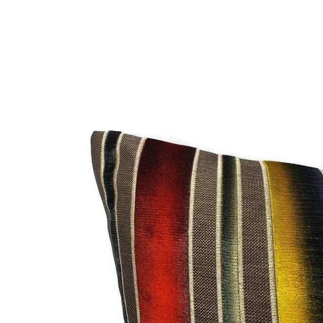 Contemporary S. Harris Siri Stripe in Sanguine Pillow Cover For Sale - Image 3 of 8