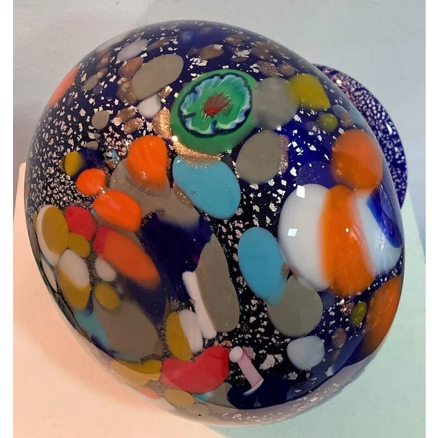 Murano Glass Vase from Serenella Arte, 1980s For Sale - Image 4 of 7