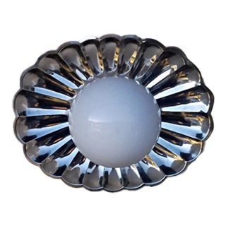 Custom Made Silver Plated Wall Light For Sale
