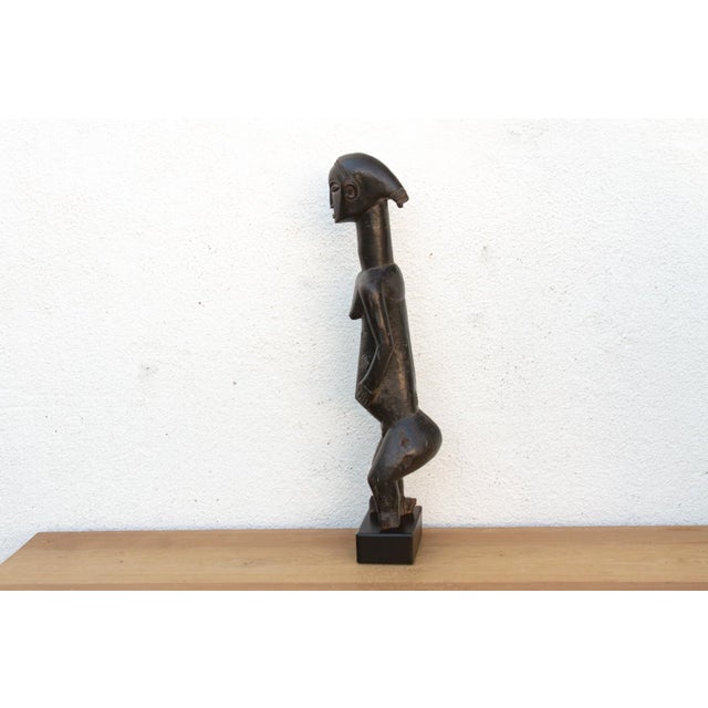 The Silent Guardian, Antique Lobi Bateba Figure on Custom Stand For Sale In Los Angeles - Image 6 of 8