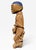 Antique Nigerian (Yoruba) veranda post fragment depicting a warrior mounted on his horse. The subject holds the horse's...