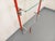 1970s Bauhaus-Style Modular Bookcase in Red Metal, Chrome and Glass, 1970s For Sale - Image 5 of 18