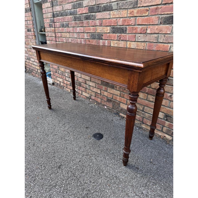 19th Century English Oak Console Side Table For Sale In Nashville - Image 6 of 14