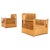 Armchairs from the Mobili Nella Valle Series attributed to Mario Ceroli, 1970s, Set of 2 For Sale - Image 14 of 14