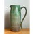 Vintage Handcrafted Green Studio Pottery Jug For Sale - Image 4 of 12