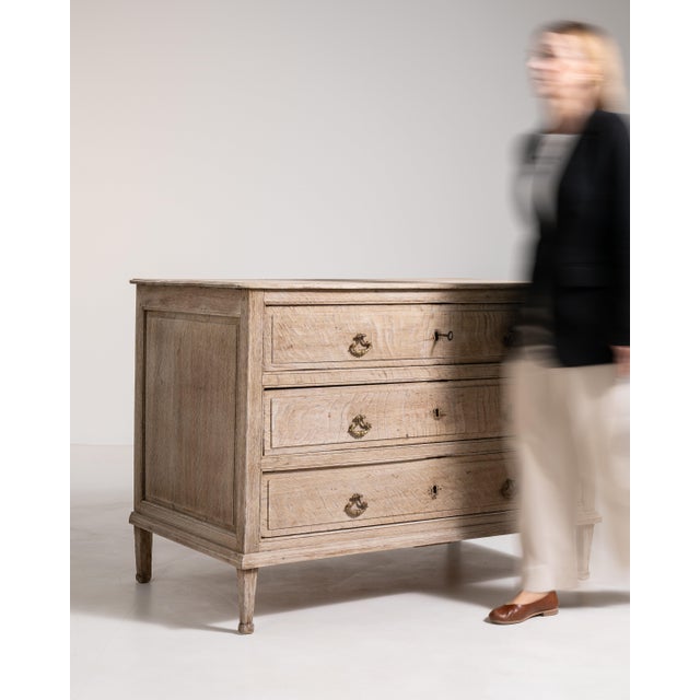 French Oak Chest of Drawers, Antique, France, Early 19th Century For Sale In Greensboro - Image 6 of 14