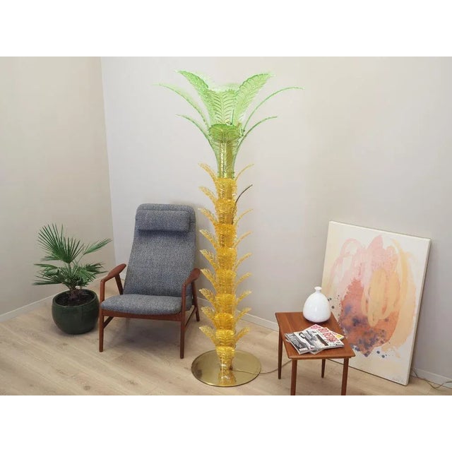 Italian Palma Lamp in Murano Glass, Italy, 1970s For Sale - Image 3 of 12