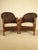 Rare pair of 1930s "zeppelin" lloyd loom armchairs by w. Lusty & sons a rare and historically significant "his and hers"...