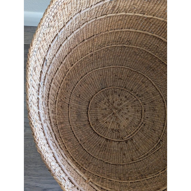 Vintage Yanomami Rainforest Tribe Gathering Basket For Sale - Image 9 of 10