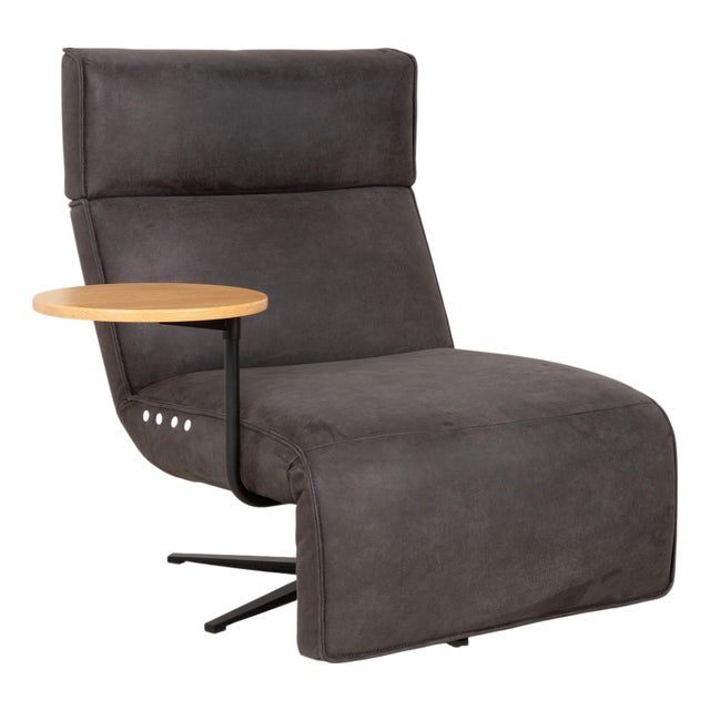 Etino Lounge Chair in Fabric and Wood from Koinor For Sale
