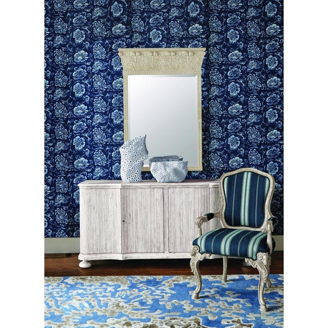 The Armchair reimagines mid-18th-century Georgian style, inspired by the Rococo period made famous by Thomas Chippendale....