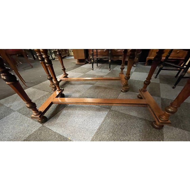 Oak Desk with Drawers For Sale - Image 6 of 16