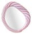 Large Candy Mirror in Striped Glass by Studio Berg For Sale
