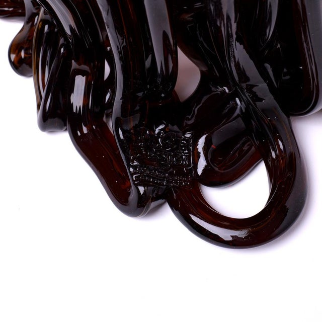 Medusa Vase in Clear Pink and Clear Brown by Gaetano Pesce for Fish Design For Sale - Image 6 of 7