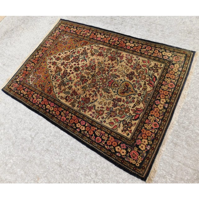 Persian 1970s Vintage Handmade Persian Rug 3'6"x 5' For Sale - Image 3 of 13