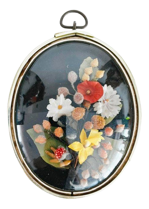 Vintage Convex Glass Wall Hanging from Artilux, 1950s