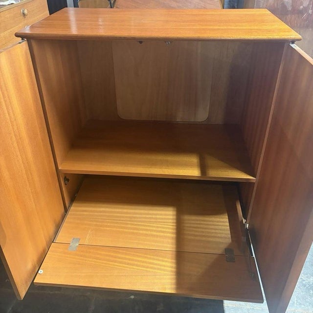 Mid-Century Modern Danish Teak Drinks Cabinet, 1960s For Sale - Image 10 of 11